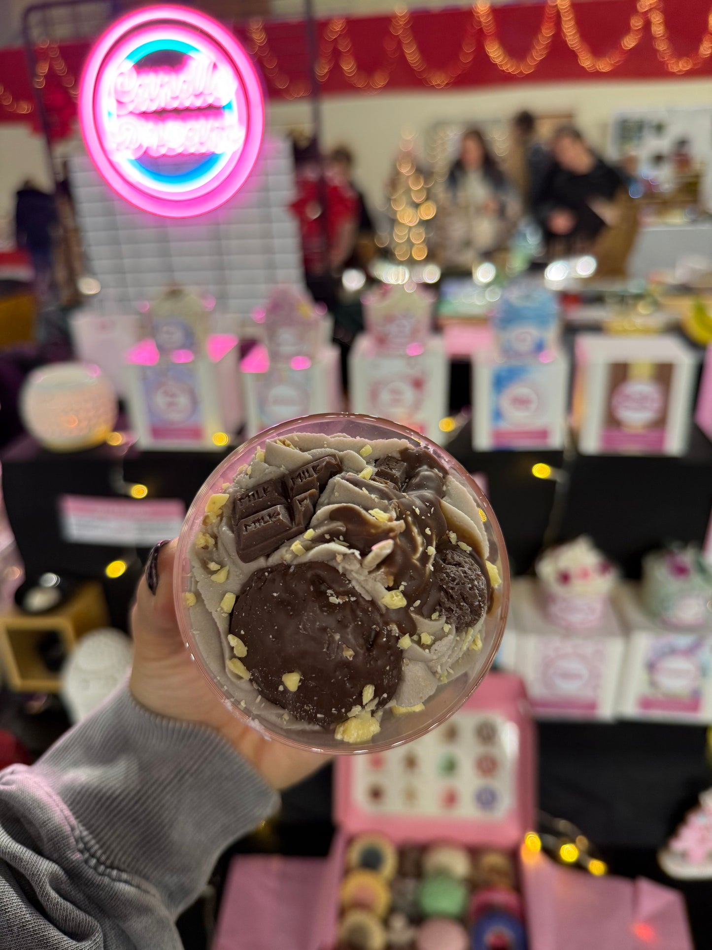 Bougie Rocher praliné