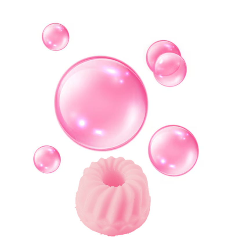 Fondant bubblegum