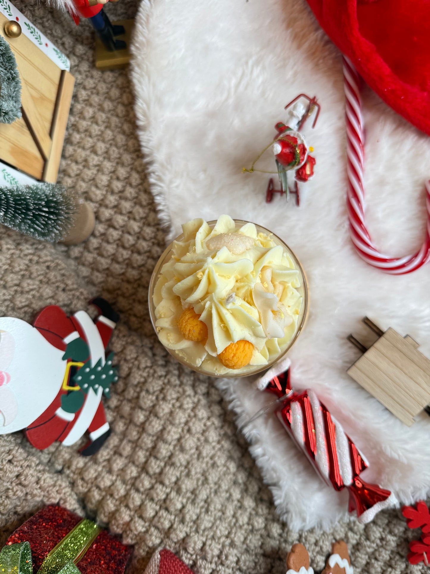 Bougie monoï pêche