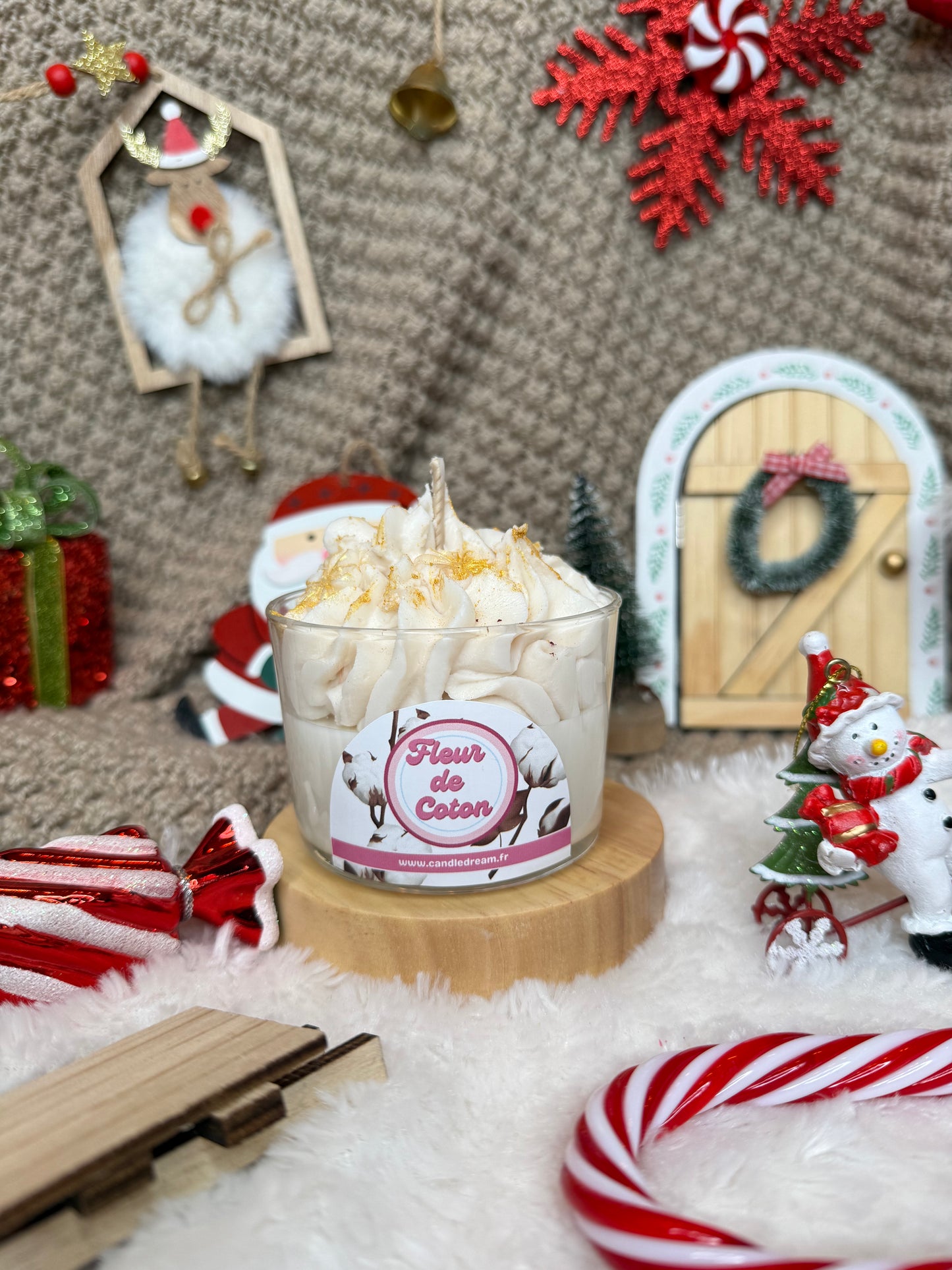 Bougie fleur de Coton