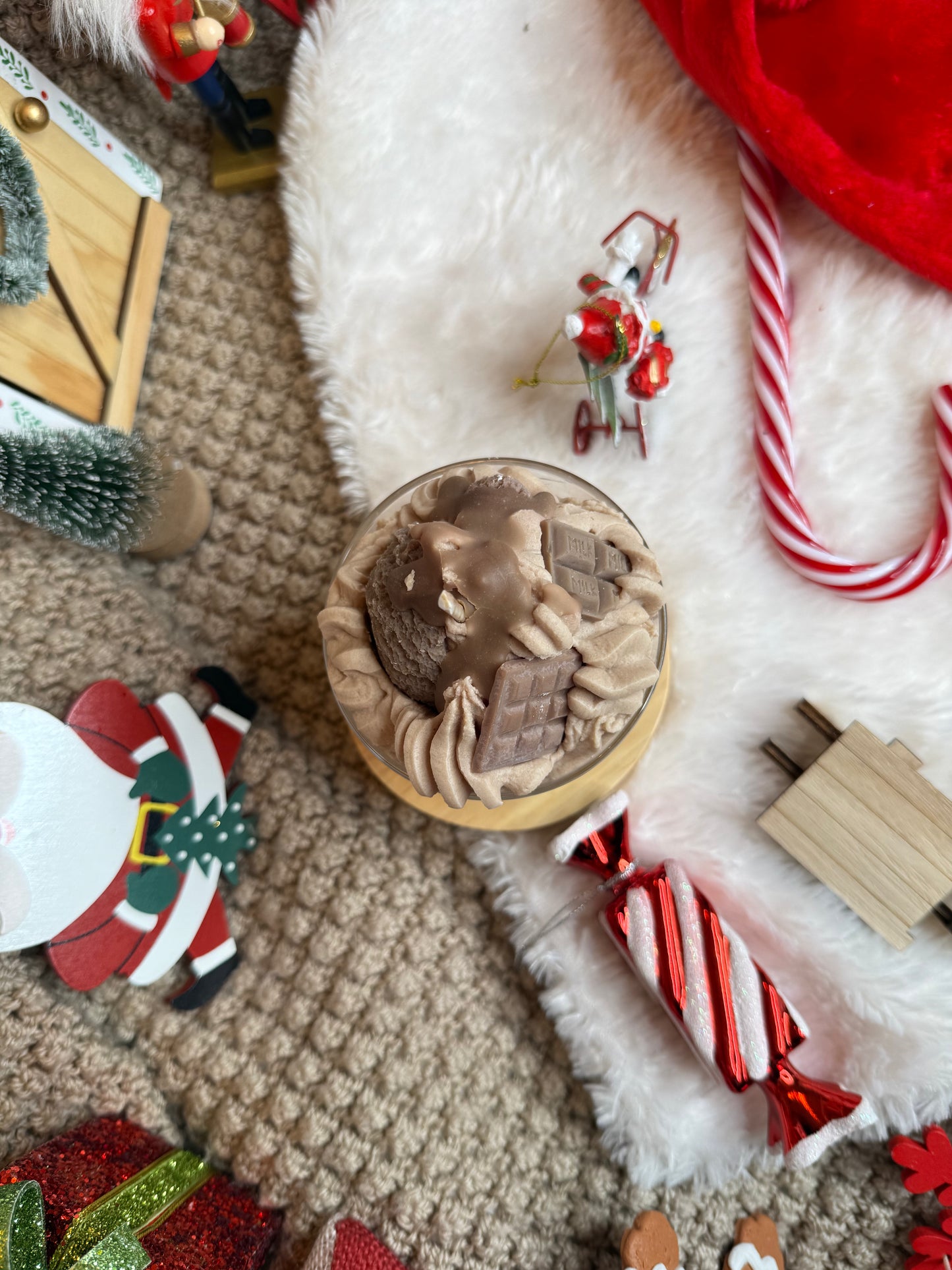 Bougie Rocher praliné