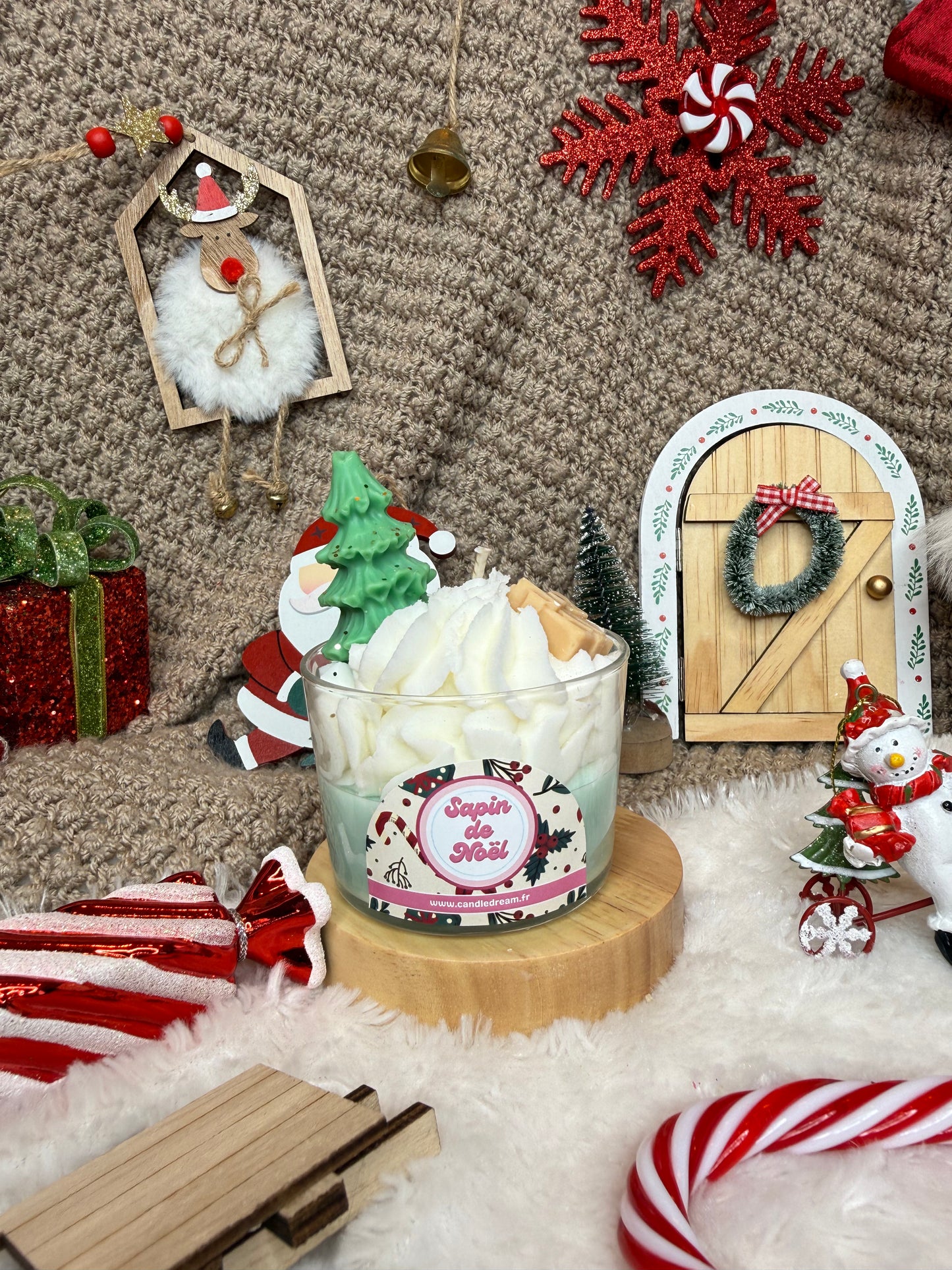 Bougie Sapin de Noël