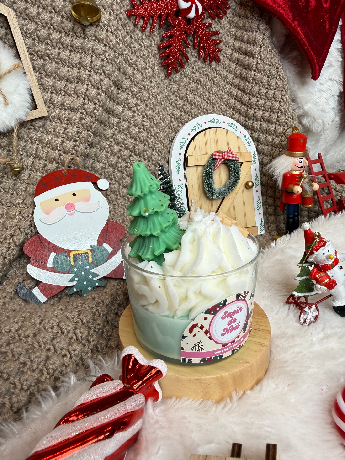 Bougie Sapin de Noël