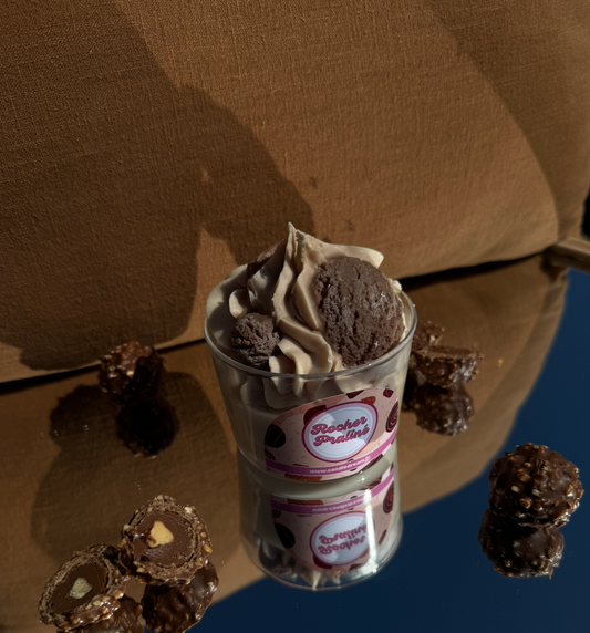 Bougie Rocher praliné